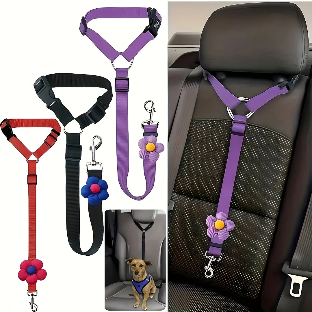 Dog Seat Belt Vehicle Safety Tether Pet Car Leash