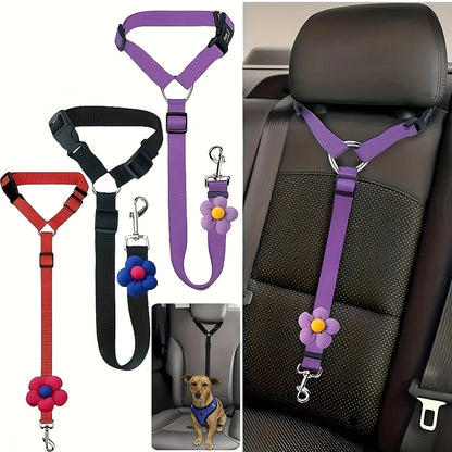 Dog Seat Belt Vehicle Safety Tether Pet Car Leash