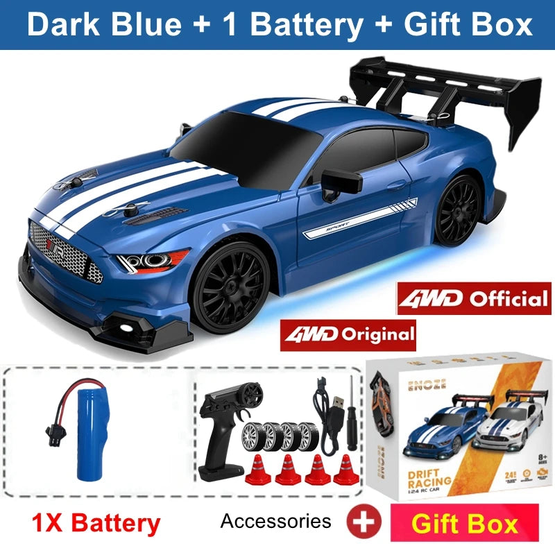 4WD RC Drift Car 1:24 Scale Remote Control Racing
