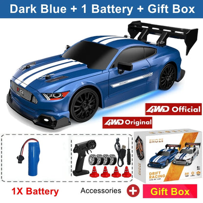 4WD RC Drift Car 1:24 Scale Remote Control Racing