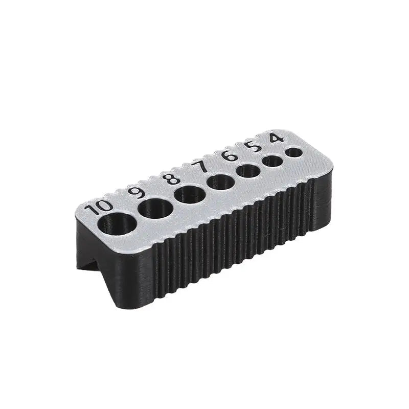 Straight Drill Guide Jig Block Multi Size Hole Bushing Tool