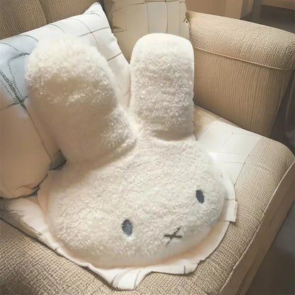 Cute Rabbit Plush Pillow Soft Bunny Throw Cushion