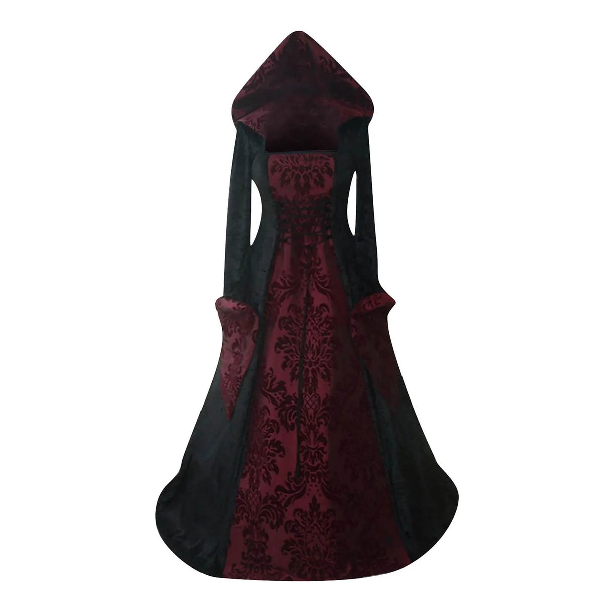 Costume Wicca Witch Medieval Dress Women Adult Plus Size Scary Cosplay Gothic New Wizard Halloween Costumes For Women