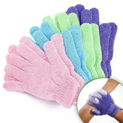 Colourful Exfoliating Gloves Bath Shower Scrub