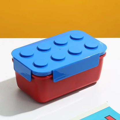 Building Blocks Bento Box for Kids Creative Sealed Outdoor Picnic Container