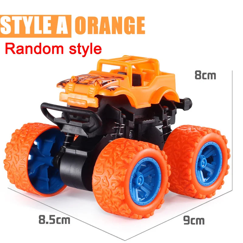 Pull Back Off Road Toy Car 360 Rotation Stunt SUV