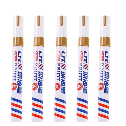 Waterproof Permanent Paint Marker Set 3mm Oil Based Pens