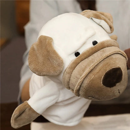 Cartoon Plush Hand Finger Puppets Family Storytelling Toy