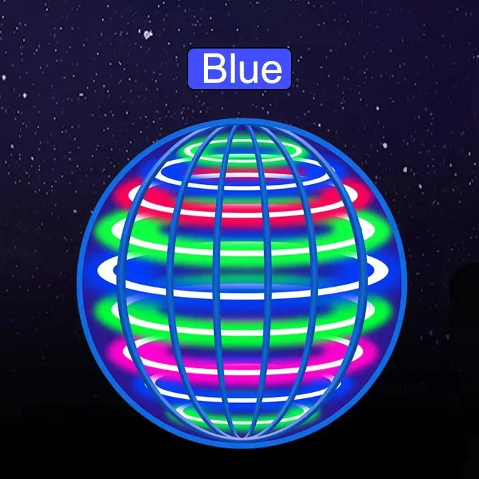 Auto Spinning LED UFO Flying Ball Magic Orb