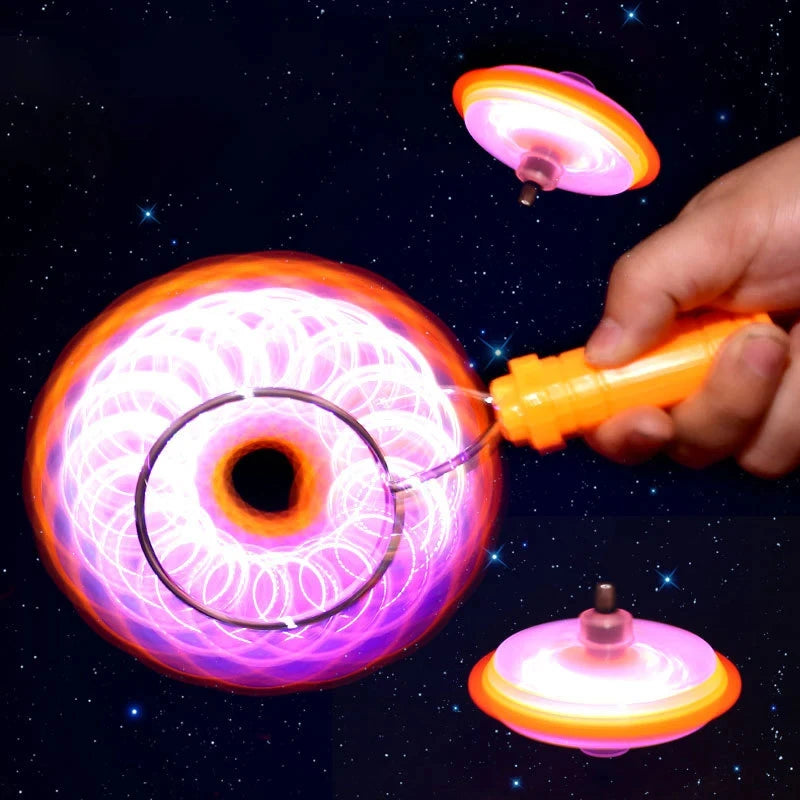 Magnetic Orbit Spinning Top Toy Luminous Gyro Wheel