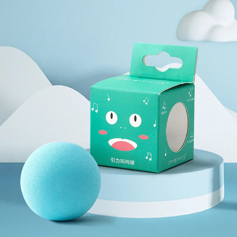 Chirping Sound Cat Toy Ball Interactive Sounding Teaser