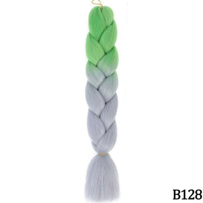 24 Inch Jumbo Braiding Hair Synthetic Afro Ombre Extensions