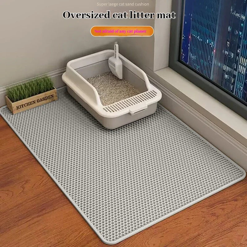 Cat Litter Mat 2 Layer Design Waterproof Pet Base