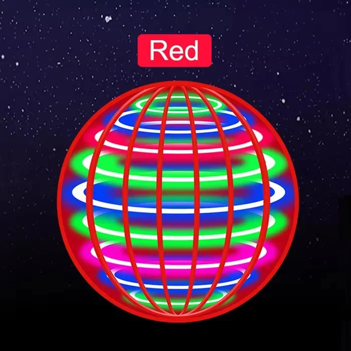 Auto Spinning LED UFO Flying Ball Magic Orb