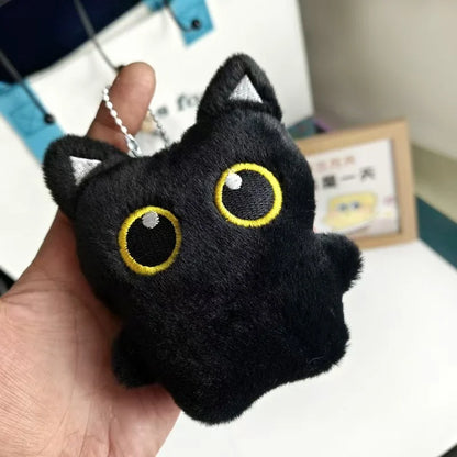 Black Cat Plush Toy Cute Kitten Pillow Cushion Pendant