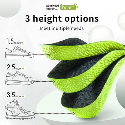 Memory Foam Height Increase Insoles Orthopedic Arch Support