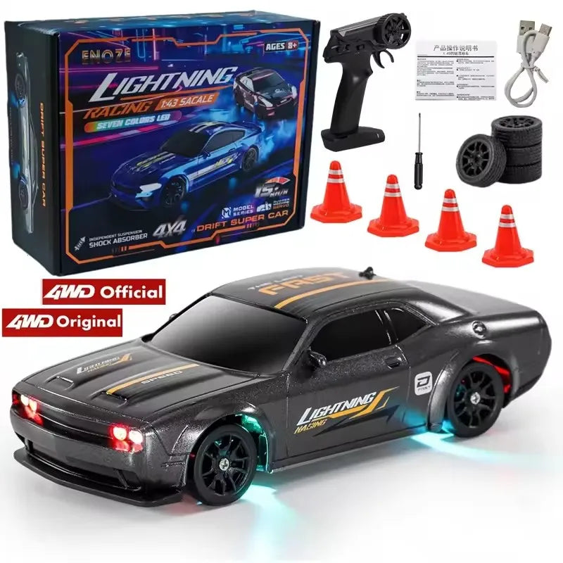 1:64 2.4G RC Drift Car 4WD Remote Control Mini Model