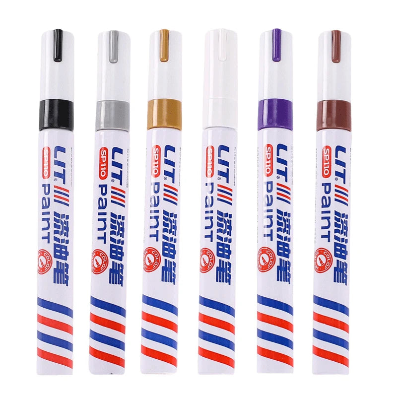 Waterproof Permanent Paint Marker Set 3mm Oil Based Pens