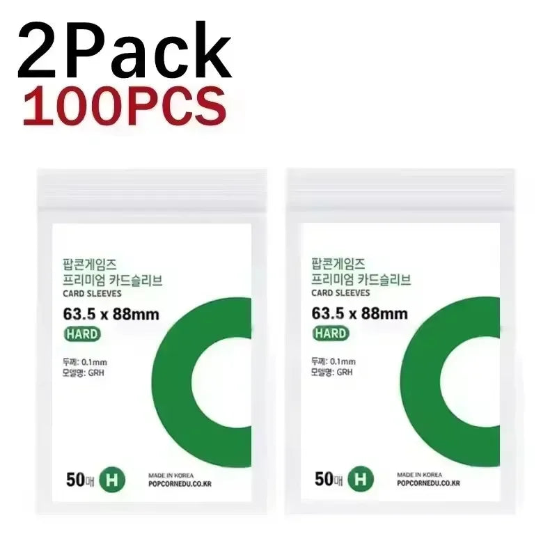 Transparent Idol Card Protective Sleeves Waterproof Holders