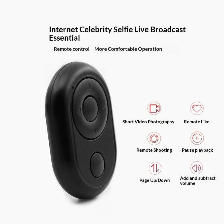 Phone Bluetooth Remote for iPhone Xiaomi IOS Android Phone Universal Remote Control Selfie Stick Bluetooth Camera Controller