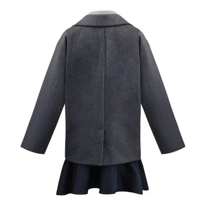 Movie Matilda Cosplay Costume School Uniform Coat Skirt Tie Roald Dahls Matilda the Musical Costume Suit Kids For Girls Women
