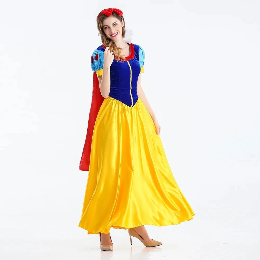 Snow White Halloween Princess Costume Adult Women Cosplay