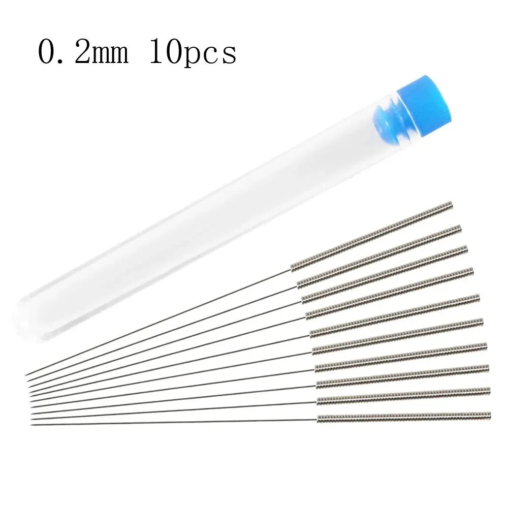 3D Printer Nozzle Cleaning Kit Stainless Steel Needles Tool