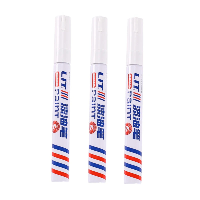 Waterproof Permanent Paint Marker Set 3mm Oil Based Pens