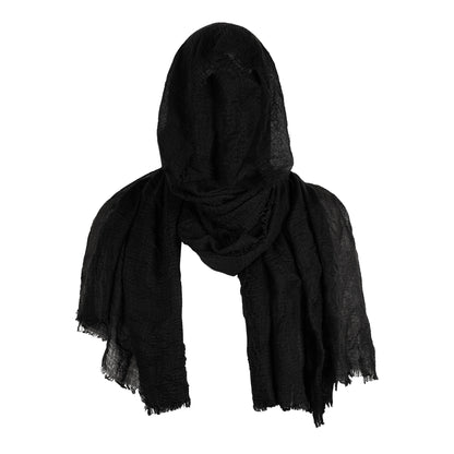 Halloween Cosplay Men's Medieval Pirate Retro Hood Scarf Black Wrap Cloak Renaissance Halloween Masquerade Costume Shoulder Cowl