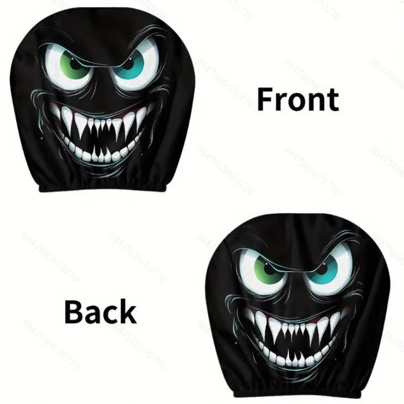 Halloween Car Headrest Covers Decorative Auto Seat Pillowcase