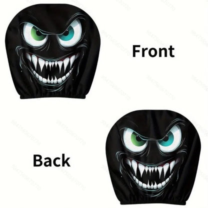 Halloween Car Headrest Covers Decorative Auto Seat Pillowcase