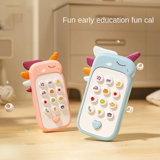 Baby Phone Toy with Teether Musical Learning Telephone