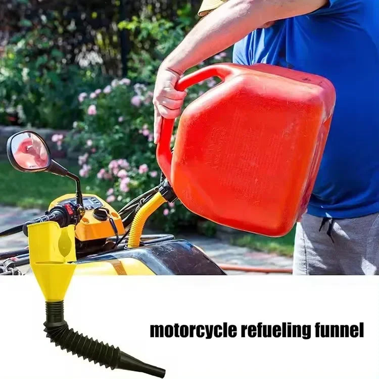 Foldable Car Refueling Funnel Plastic Oil Transfer Tool