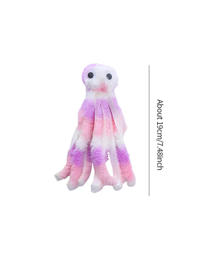 Cute Octopus Cat Plush Toy Interactive Indoor Teaser