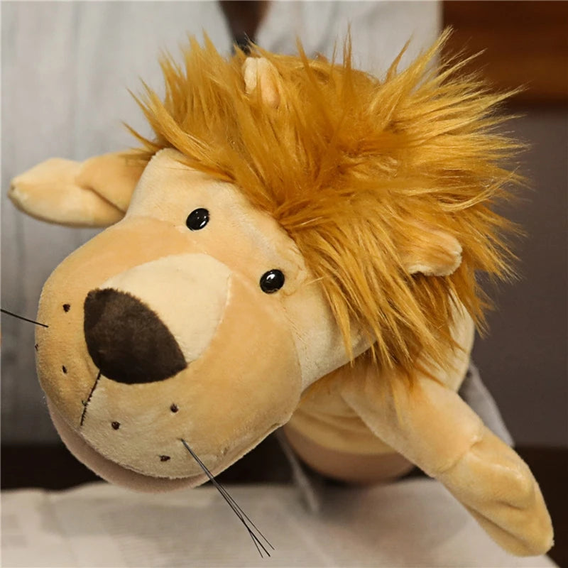 Cartoon Plush Hand Finger Puppets Family Storytelling Toy