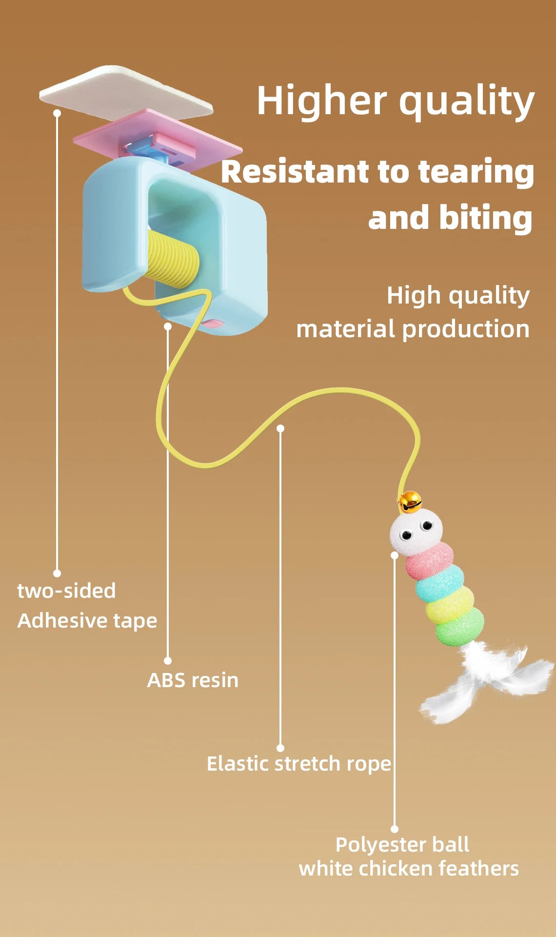 Electric Flying Bird Cat Toy Automatic Door Hanging Teaser