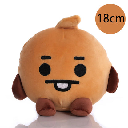Cartoon Animal Plush Keychain Pendant Soft Bag Charm