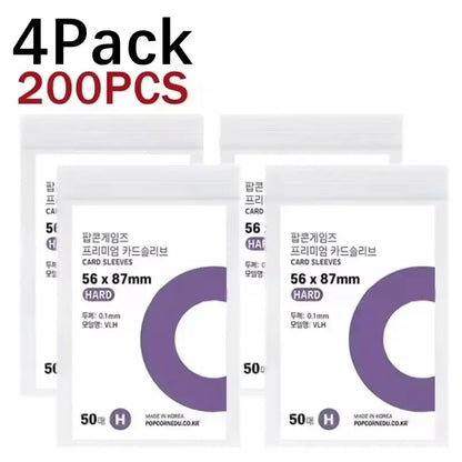 Transparent Idol Card Protective Sleeves Waterproof Holders