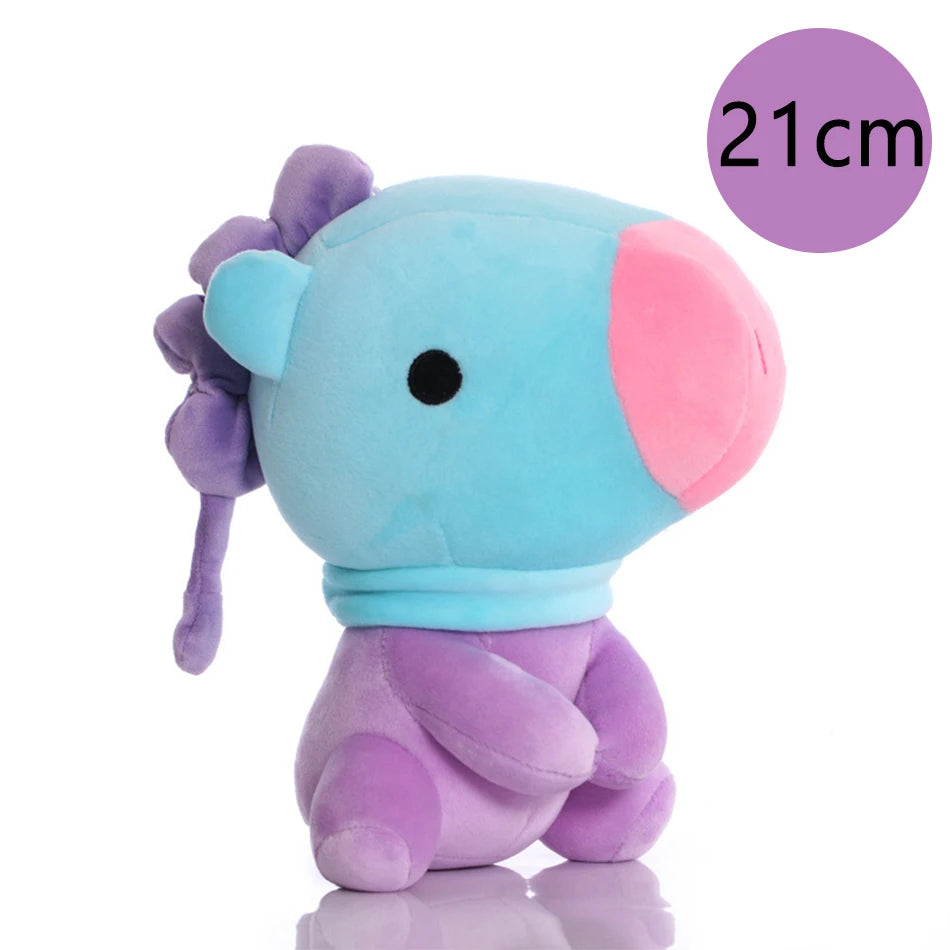 Cartoon Animal Plush Keychain Pendant Soft Bag Charm