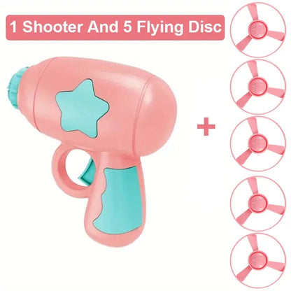 Interactive Cat Flying Disc Launcher Shooting Toy