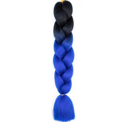 24 Inch Jumbo Braiding Hair Synthetic Afro Ombre Extensions