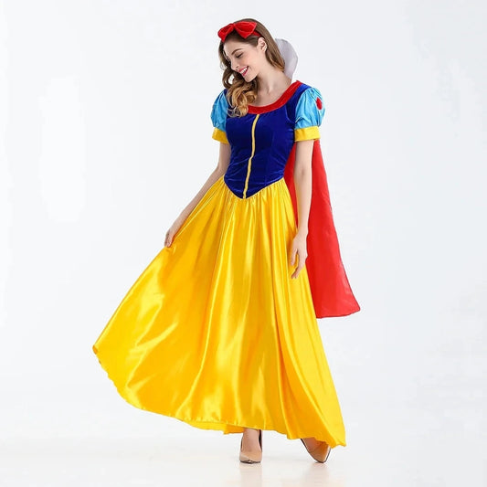 Snow White Halloween Princess Costume Adult Women Cosplay