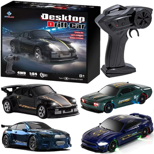 1:64 2.4G RC Drift Car 4WD Remote Control Mini Model