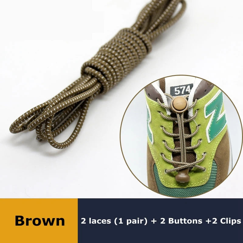 Elastic No Tie Shoe Laces Stretching Lock Lazy Shoestrings