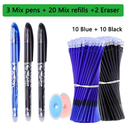 25 Pcs/set Kawaii Erasable pens Gel Pen sketch Writing Stationery for Notebook school supplies pen cute kids pens pencil