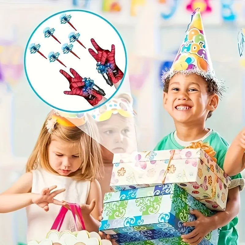 Spider Web Launcher Wrist Toy Set 2 Pack Superhero Accessories
