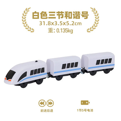 Electric Train Set Toy Engine Motorized Railway Car