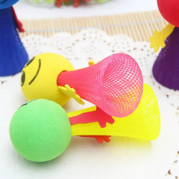 Jumping Bounce Elf Toy Flying Man Spring Popper 10 Pack