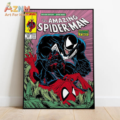 Superhero Comic Book Covers Canvas Poster Wall Art Print