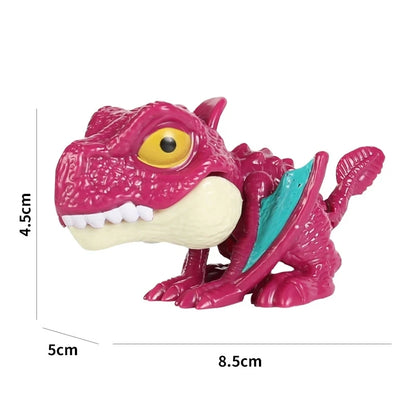 Jurassic Finger Dinosaur Triceratops Tyrannosaurus Model